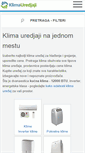 Mobile Screenshot of klimauredjaji.com