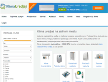 Tablet Screenshot of klimauredjaji.com